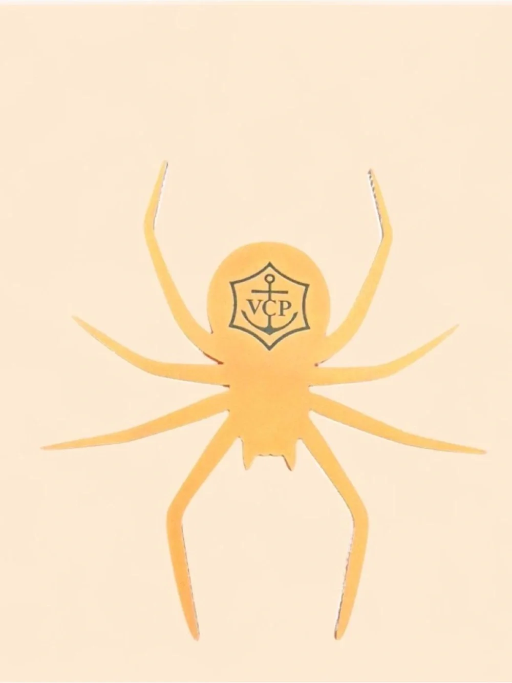 Rare Veuve Clicquot VCP Halloween Spider Plastic Decal Champagne Promo Display